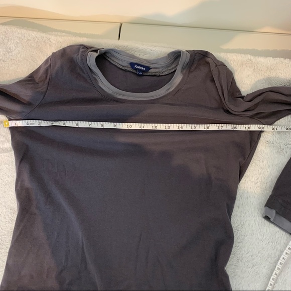 Long Sleeve Cotton T with Fooler collar, cuffs and hem - Picture 5 of 8